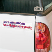 koop American 3 Bumpersticker (Op Truck)