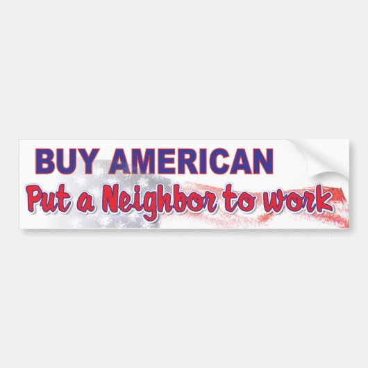 koop American 3 Bumpersticker (Voorkant)