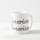 Koop American Hire American Quote Trump Patriotic Koffiemok (Voorkant rechts)