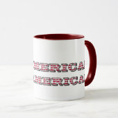 Koop American Hire American Quote Trump Patriotic Mok (Voorkant rechts)