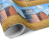 Koop American Sign op een Boerderij Silo Cadeaupapier (Rol Hoek)