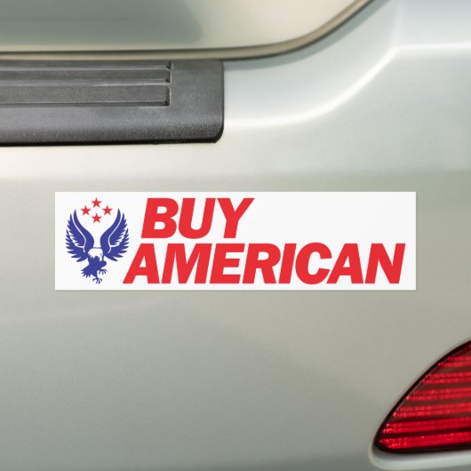 Koop Amerikaans Bumpersticker (Op auto)