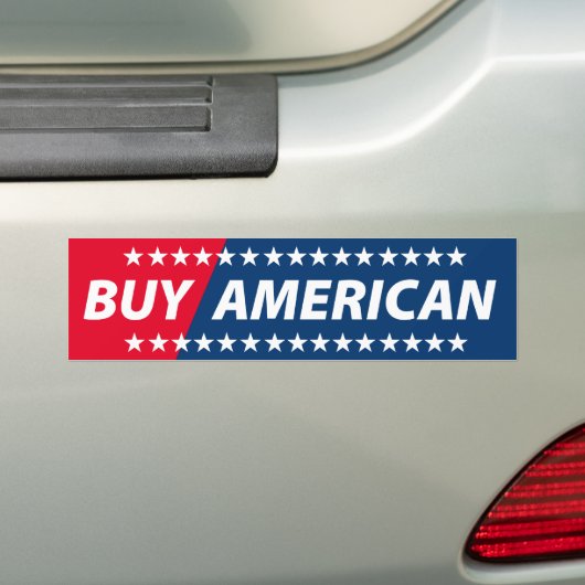Koop Amerikaans Bumpersticker (Op auto)
