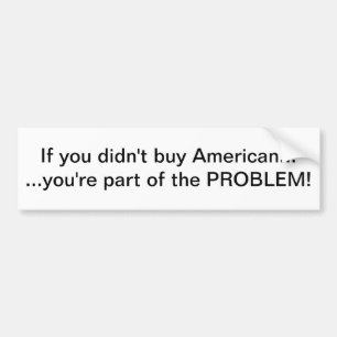 Koop Amerikaans Bumpersticker