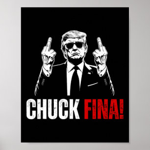 Koop Amerikaans Chuck Fina China Handelsbevrijding Poster