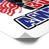 Koop Amerikaans ( Made in China ) - grappige Joke Poster (Hoek)