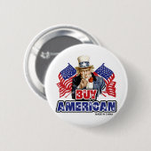 Koop Amerikaans ( Made in China ) - grappige Joke Ronde Button 5,7 Cm (Voorkant /achterkant)