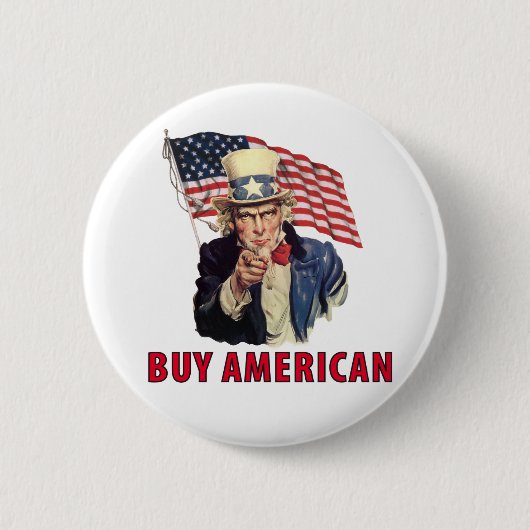 Koop Amerikaans Ronde Button 5,7 Cm (Voorkant)
