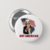 Koop Amerikaans Ronde Button 5,7 Cm (Voorkant /achterkant)