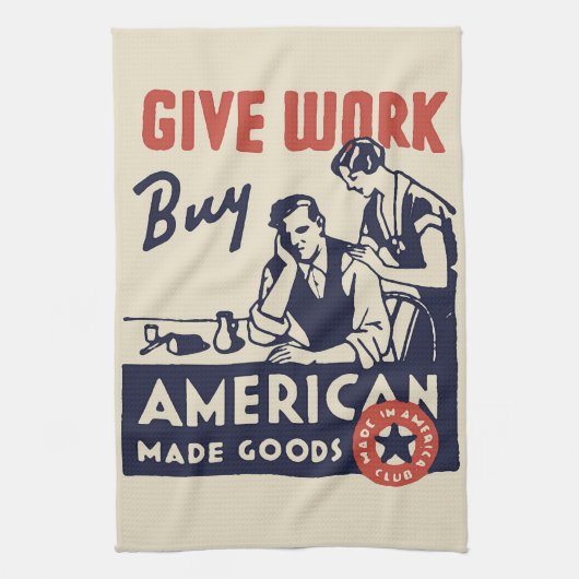 Koop Amerikaans Theedoek (Verticaal)