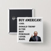 Koop Amerikaans Vierkante Button 5,1 Cm (Voorkant /achterkant)