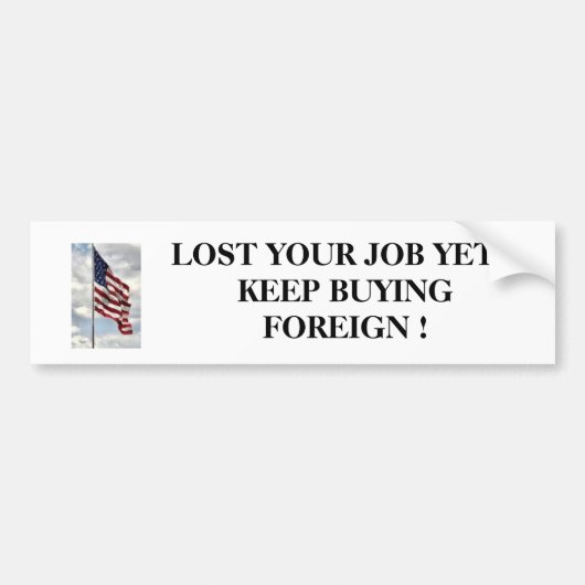 Koop Amerikaanse Bumpersticker (Voorkant)