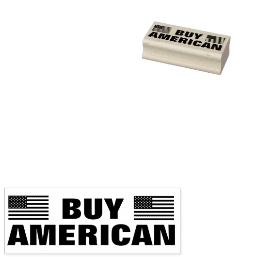 Koop Amerikaanse vlag op maat Rubberstempel (Gestempeld)