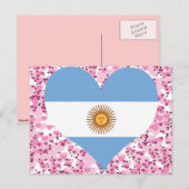 Koop Argentijnse vlag Briefkaart (Voorkant / Achterkant)