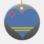 Koop Aruba-vlag Keramisch Ornament (Achterkant)