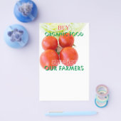 Koop biologisch voedsel flyer (Enkel)