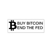 KOOP BITCOIN EINDE FED ZELFINKTENDE STEMPEL (Design)