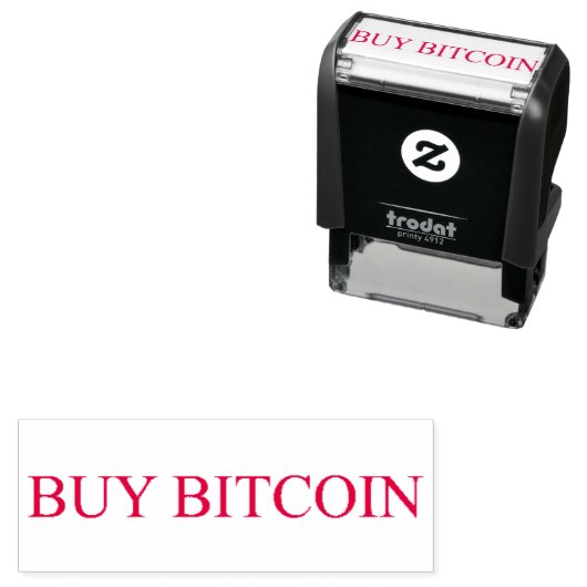 KOOP BITCOIN INKTSTEMPEL  ZELFINKTENDE STEMPEL (In situ)