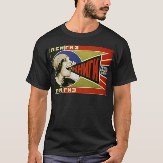 "Koop boeken" van Alexandr Rodchenko T-shirt (Voorkant)