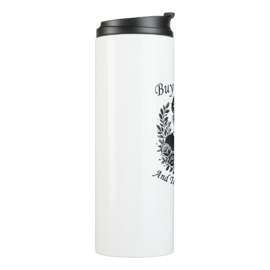 Koop boeken voor me en zeg dat ik  ben thermosbeker (Gedraaid links)