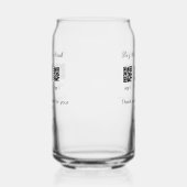 koop bride een drink scan QR code dank uInvitation Blikvorm Glas (Links)