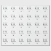 koop bride een drink scan QR code dank uInvitation Cadeaupapier (Vlak)