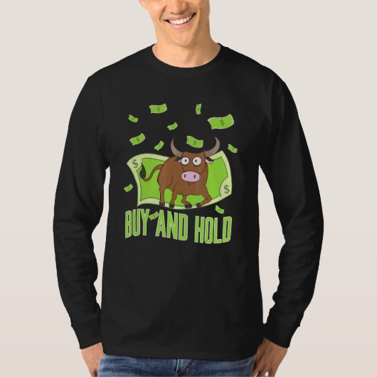 Koop Bull met dollars T-shirt (Voorkant)