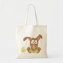 Koop Bunny Easter Canvas tas!