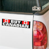 Koop Canadese auto bumper sticker met Canada vlag (Op Truck)