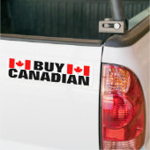 Koop Canadese auto bumper stickers met Canada vlag (Op Truck)