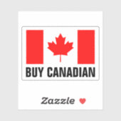 Koop Canadese vinyl stickers met vlag van Canada (Vel)