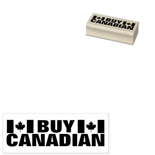 Koop Canadese vlag aangepaste kleur inkt Rubberstempel (Gestempeld)