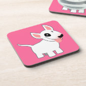 Koop Cartoon Bull Terrier Onderzetters set (Linkerzijde)
