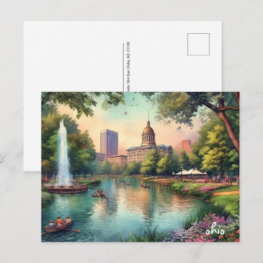 koop coole Travel  ohio briefkaarten (Voorkant / Achterkant)