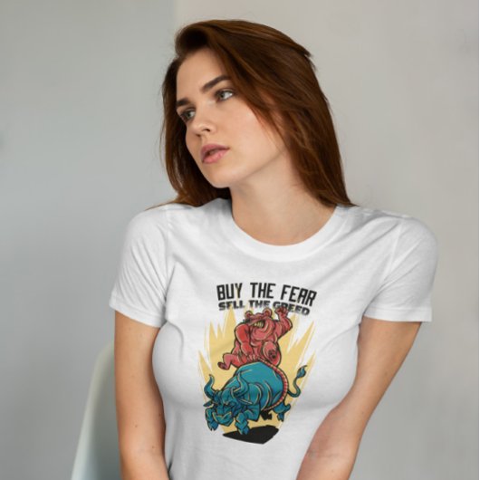 Koop de angst t-shirt