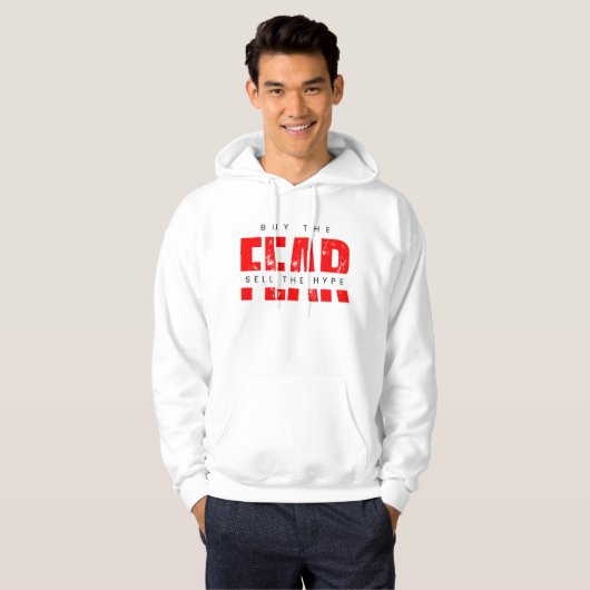 Koop De Angst Verkoop De Hype™ Gebouwd Voor De Bre Hoodie (Voorkant volledig)