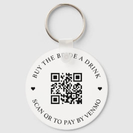 Koop de Bride een Code van de Drink QR Sleutelhanger