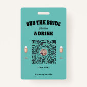 Koop de Bruid A Drink Badge (Achterkant)