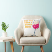 Koop de bruid een drankje Cocktail Schattig Kussen (Stoel)