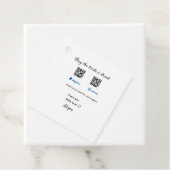 Koop de bruid een drankje donatie QR Venmo PayPal Bedankjes Labels (In situ)