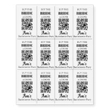Koop de Bruid een Drankje Kaarten met QR Code