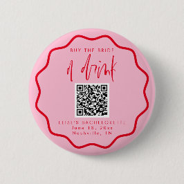 Koop de bruid een Drink Bachelorette Button