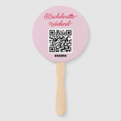 Koop de bruid een Drink Bachelorette Handwaaier (Achterkant)