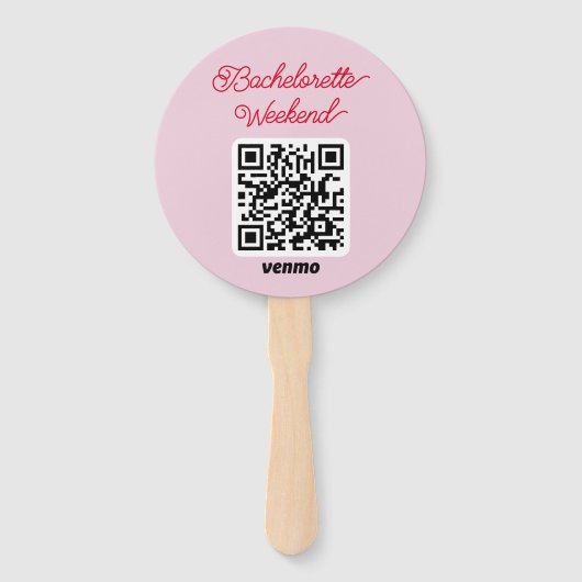 Koop de bruid een Drink Bachelorette Handwaaier (Achterkant)