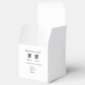 Koop de bruid een drink donatie QR Venmo PayPal Bedankdoosjes (Geopend)