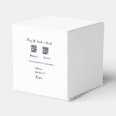 Koop de bruid een drink donatie QR Venmo PayPal Bedankdoosjes (Achterkant)