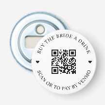 Koop De Bruid Een Drink QR Code Knop