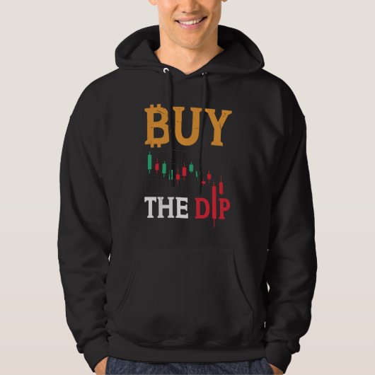 Koop De Dip Cryptocurrency Blockchain Handelaar Be Hoodie (Voorkant)
