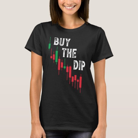 Koop De Dip Cryptocurrency Blockchain Handelaar Be T-shirt (Voorkant)