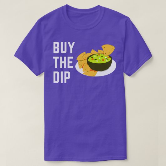 Koop de DIP Fun Stock Investor of Crypto Traders T-shirt (Design voorkant)